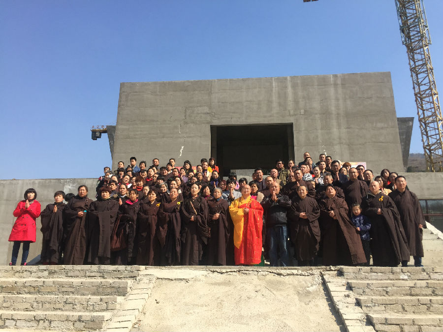 山东最早寺院泰山白马禅寺正在重建中