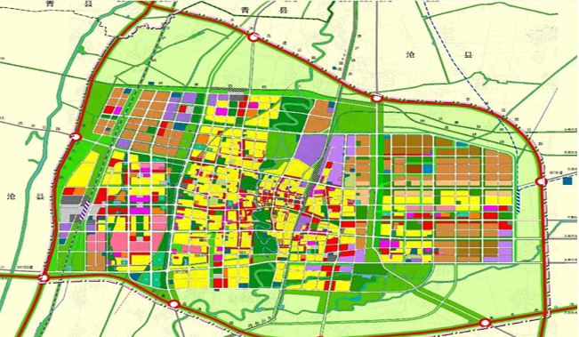 沧州2020-2035规划图图片