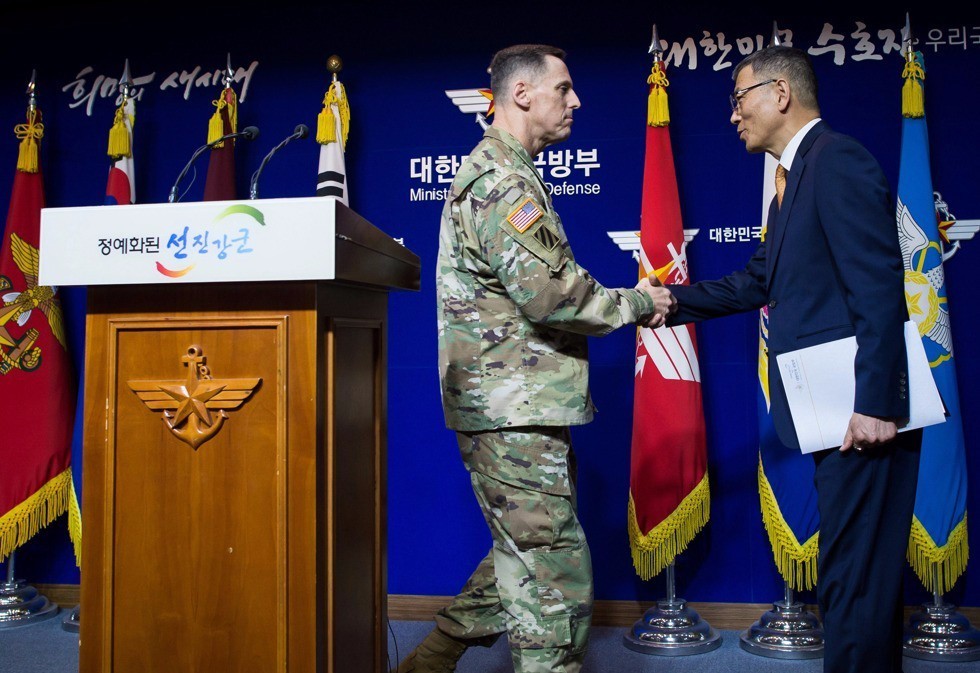 韩国动作今天,美军将向韩国国防部人士和媒体公开部署在太平洋关岛的