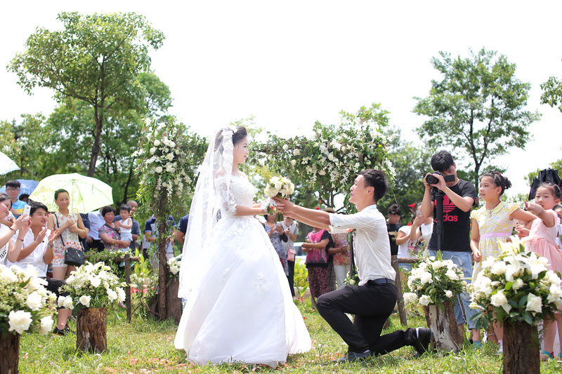 芜湖草坪婚礼图片