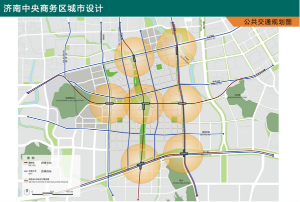 济南cbd地下环线规划图图片