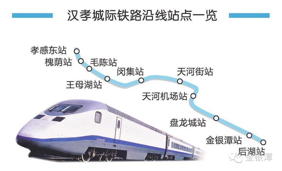 汉孝城际铁路始自汉口火车站,终到孝感东站,全线设10个车站(不含汉口