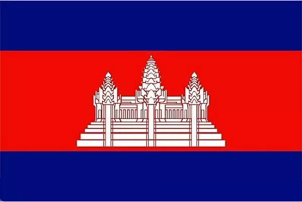中国柬埔寨国旗图片