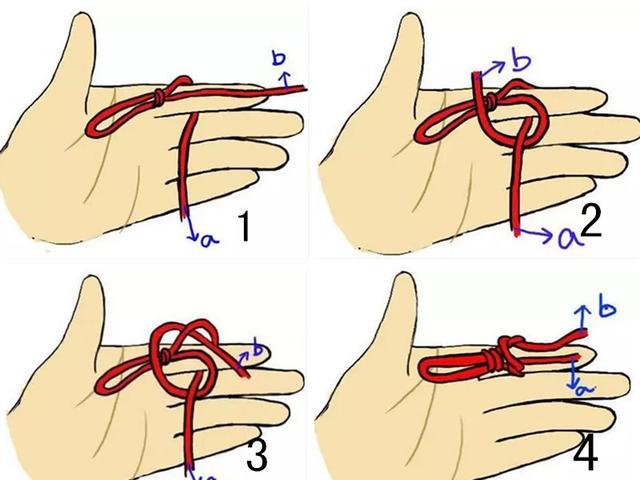 手串单绳打结方法图解图片