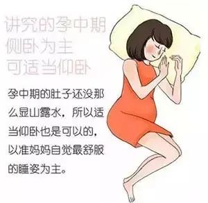 盆腔内,外力直接压迫或自身压迫都不会很重,因此孕妇的睡眠姿势可随意