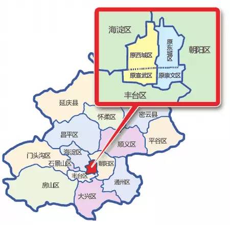 北京东单地图图片