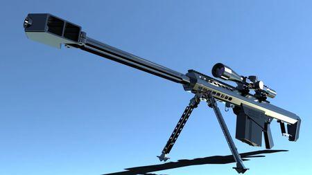 巴雷特是美国特种部队的一款特殊用途狙击步枪,因其射程远,精度高