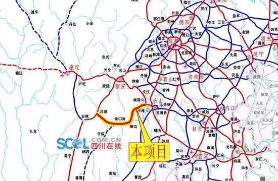 峨眉至汉源高速公路可行性研究报告日前获得省发展和改革委批复.