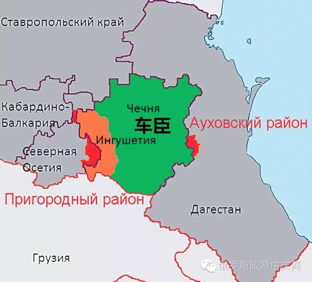 高加索联邦地图图片