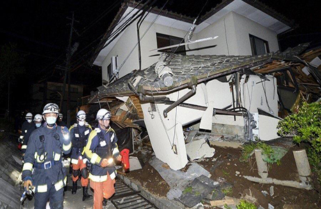 日本熊本地震,数千人无家可归!