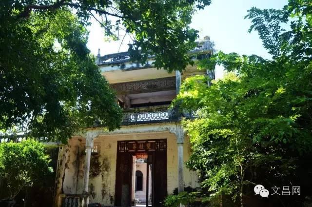 文昌欧村林家宅,一座南洋与本土建筑风格的老宅!