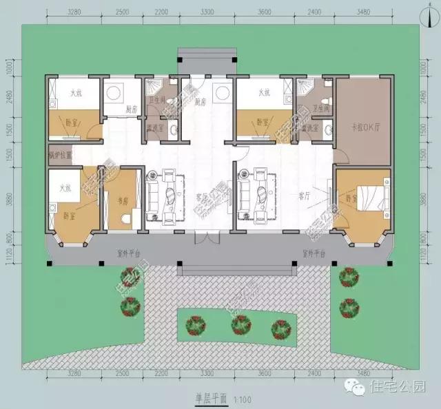 农村带炕户型图 火炕图片