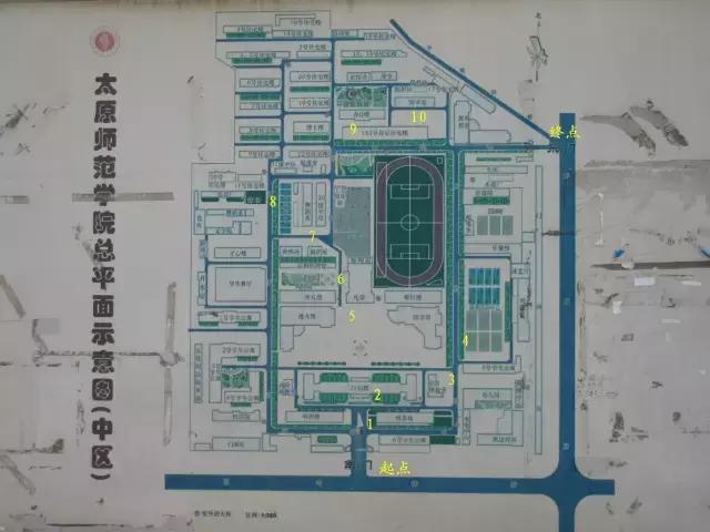 太原师范学院平面地图图片