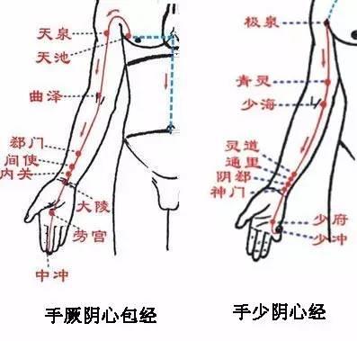 家居推荐大家刮拭手臂上的 心经,心包经