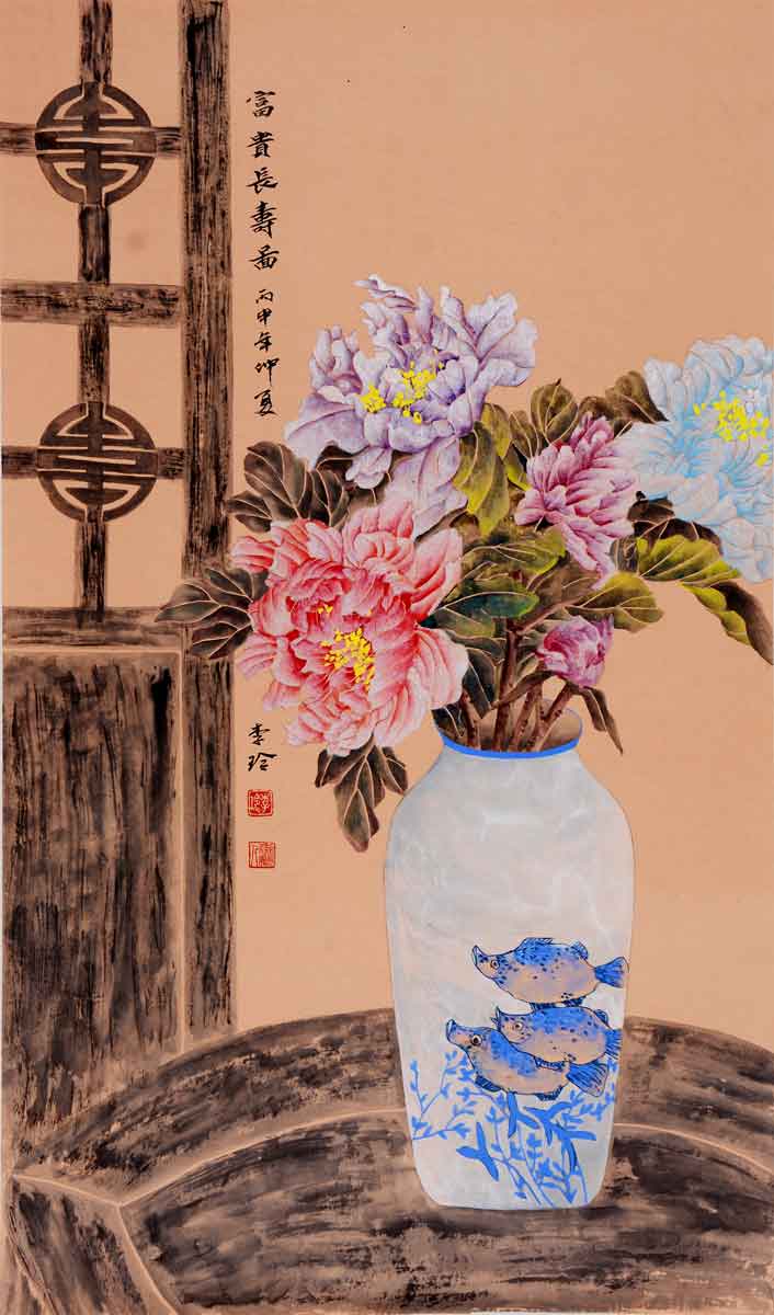 画家李玲参加广雅艺术名家邀请展(第4回)