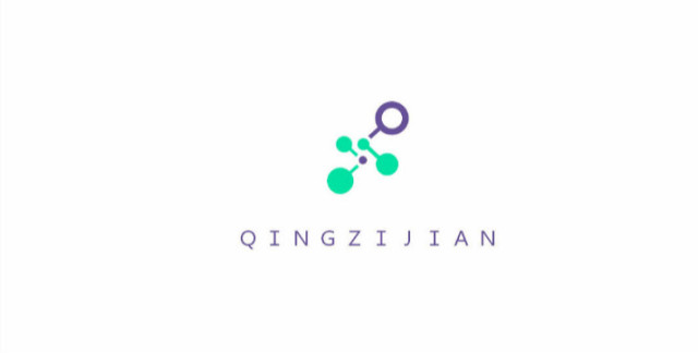 这是为一家生物科技公司的一个 分子产品做的logo,将分子的形状,转换