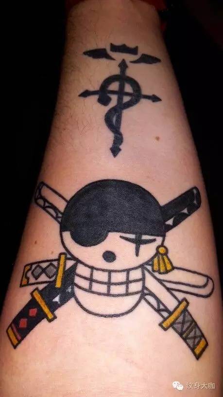 纹身素材海贼王