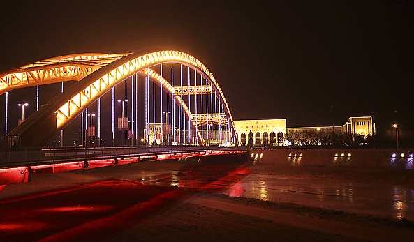 延安王家坪大桥图片