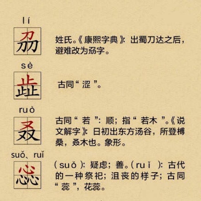 三疊字二疊字【舉例】2014年南京青奧會的吉祥物叫