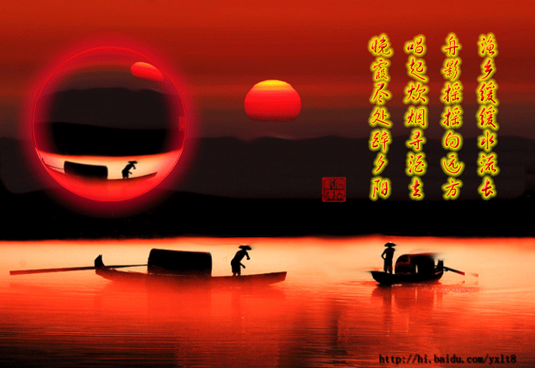 夕阳西下,晚霞斑斓,13亿人的背景音乐《渔舟唱晚》