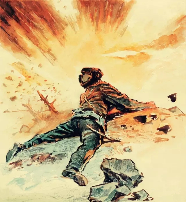 3×28cm狂飙突进的红卫兵美术,也主要是利用更利于表达激烈观点的漫画