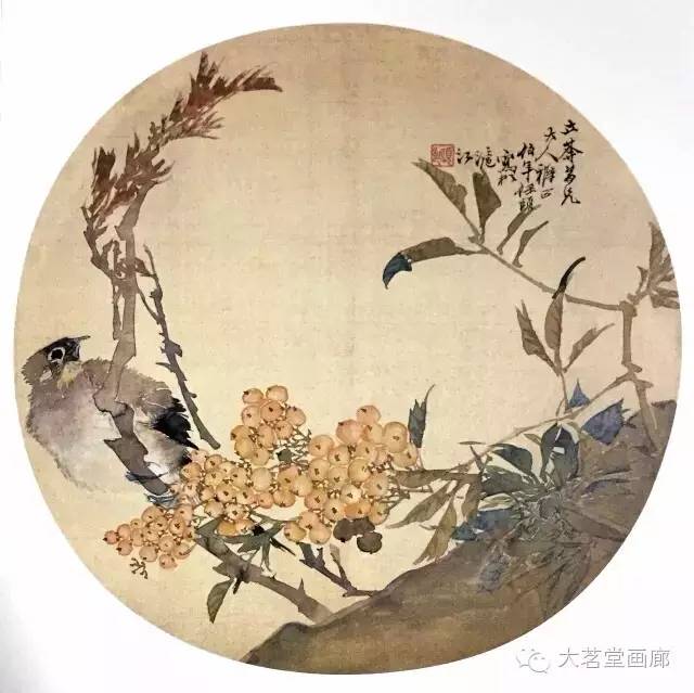 任伯年是個多面手,花鳥,山水,人物無不精湛.