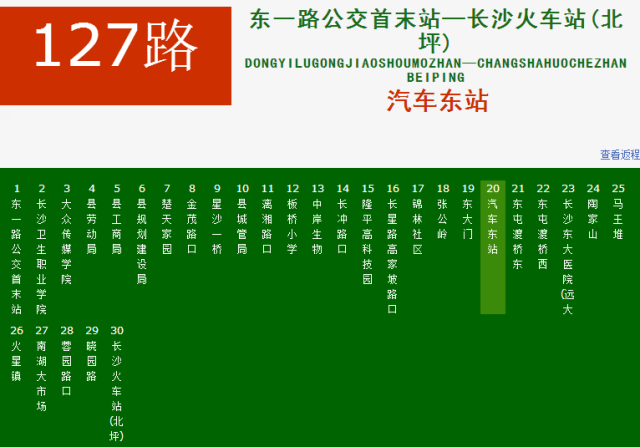 途经"汽车东站 的公交线路:103路,110路 114路 126路 127路 130