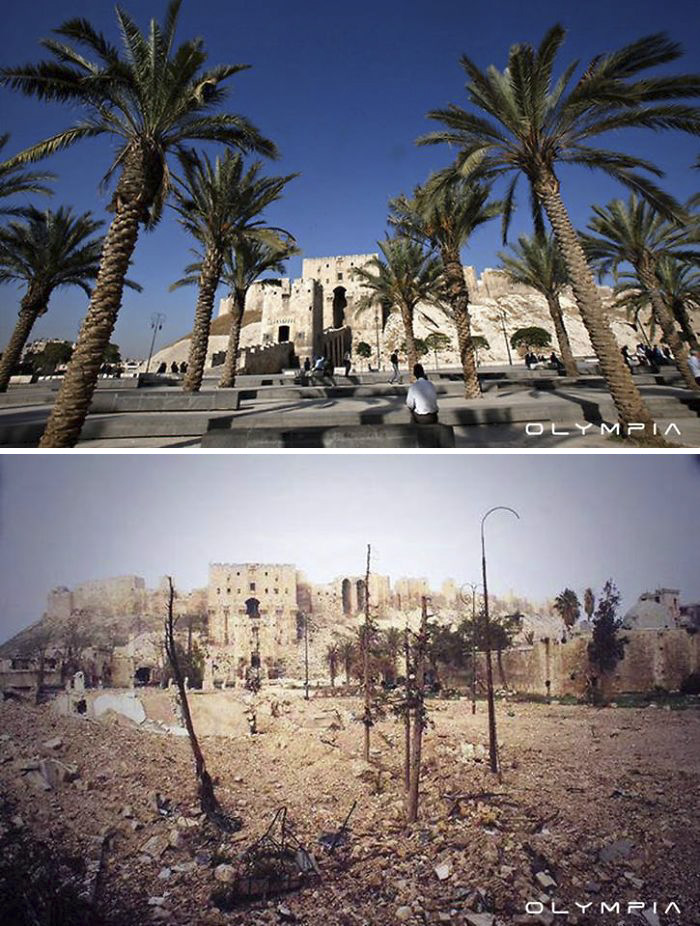 利比亚战前战后的图片图片