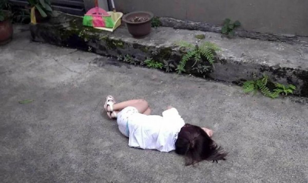 重庆坠楼女孩照片图片