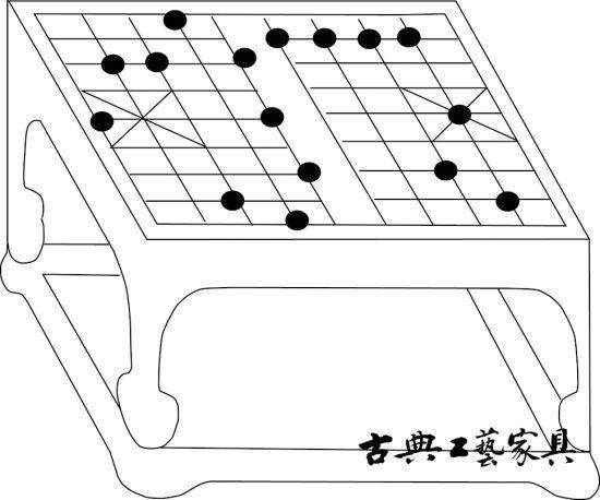 围棋棋子简笔画图片