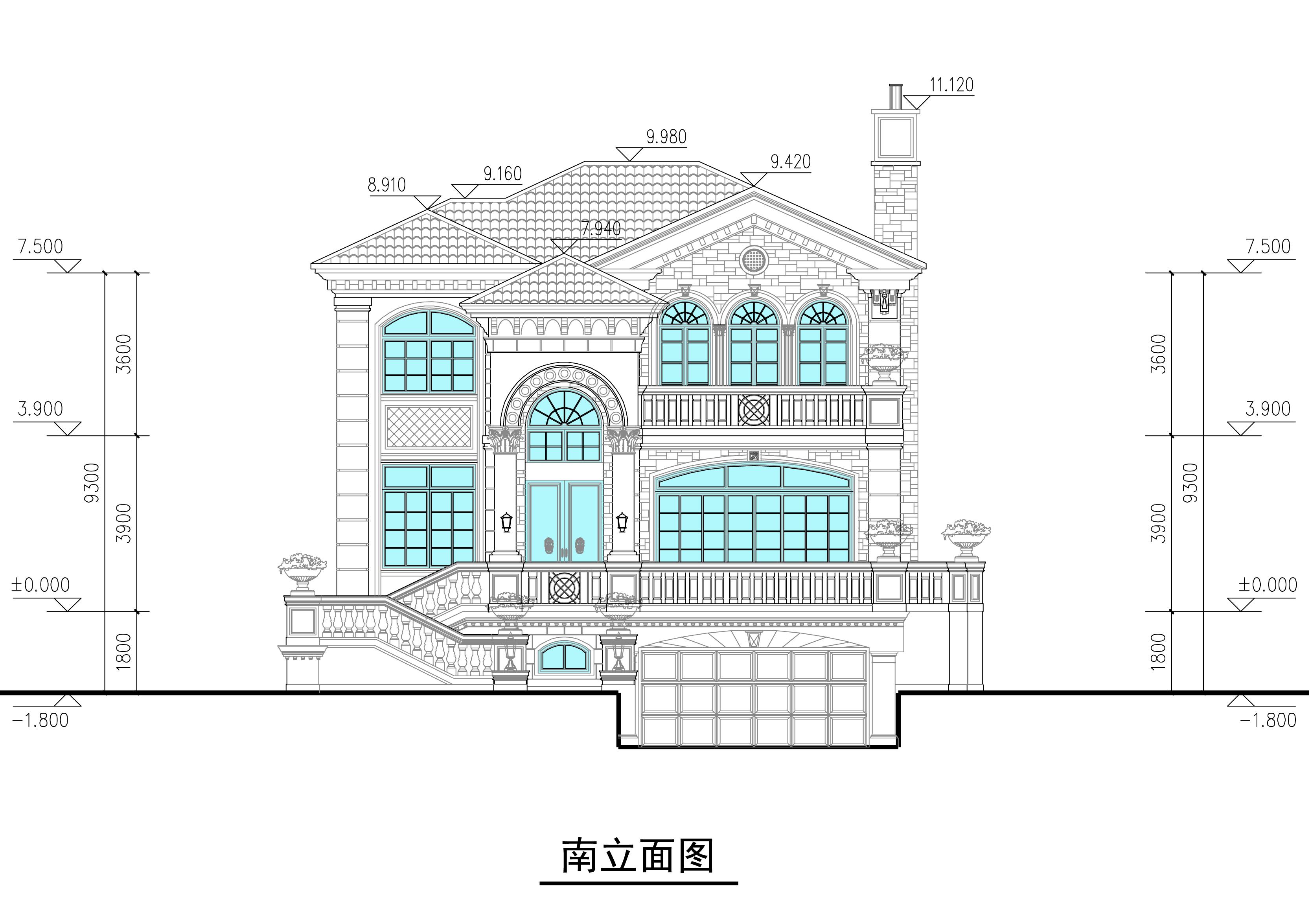 建筑利用高差