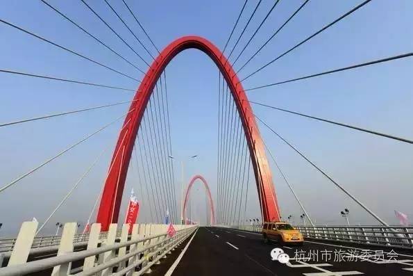 钱江九桥【江东大桥】是连接杭州主城区和江东工业区,临江工业区的
