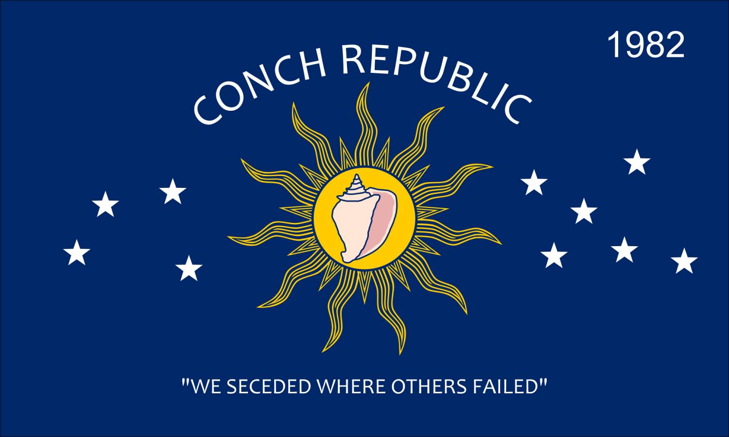 海螺共和国国旗图片
