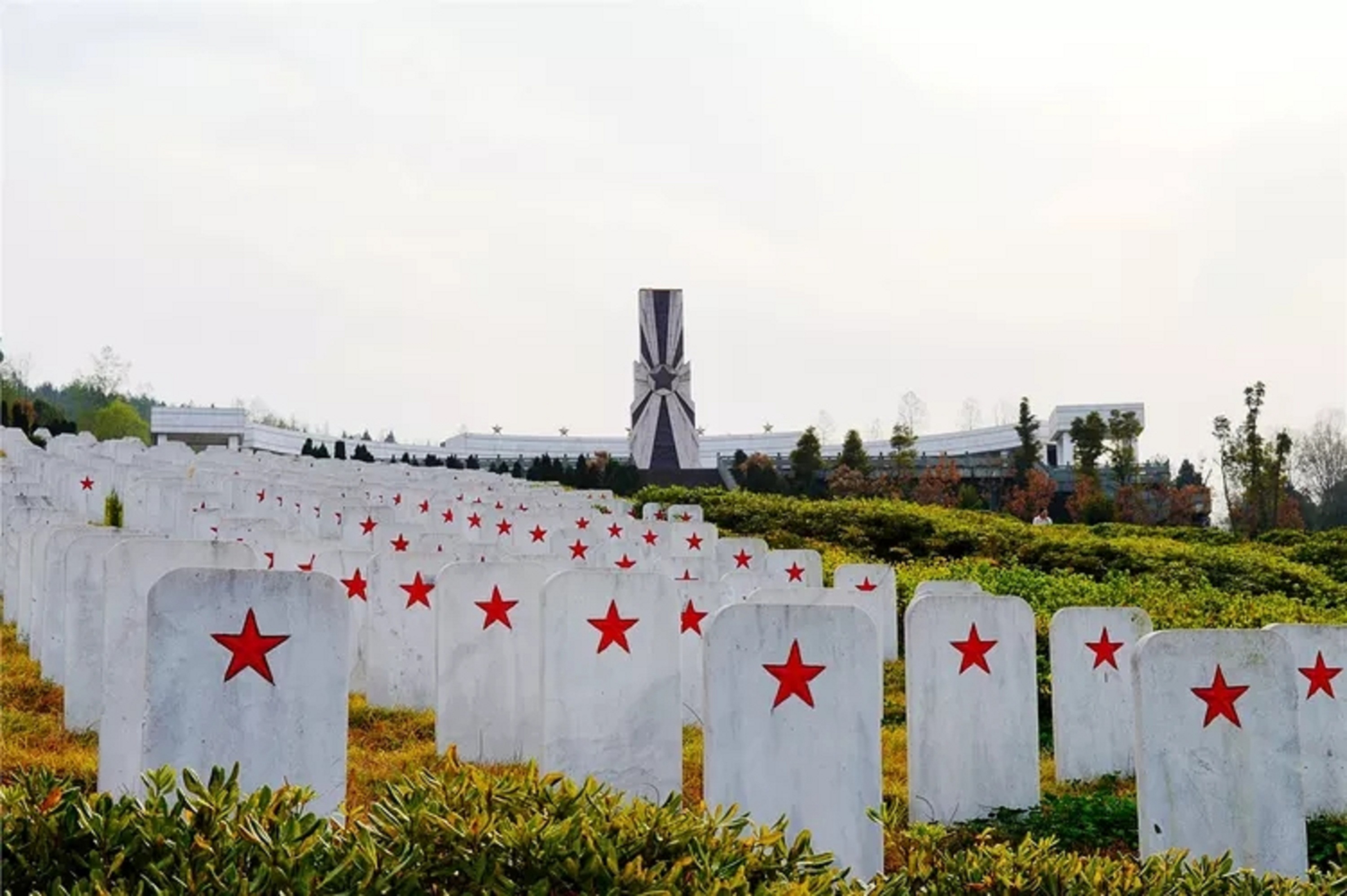 从参观川陕革命根据地红军烈士陵园真实地再现红军当年投身革命事业抛