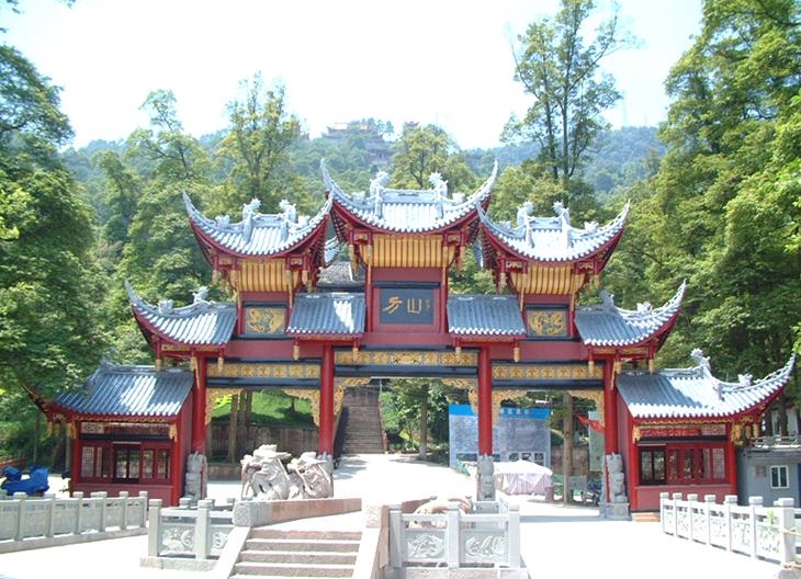 泸州方山寺庙图片