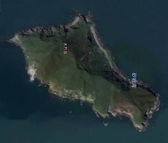 万山岛卫星地图图片