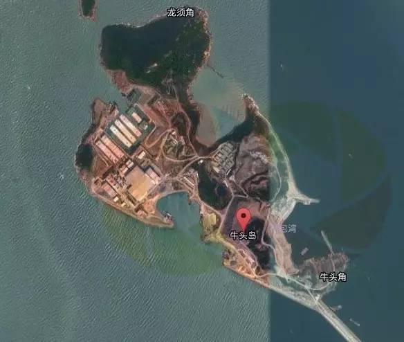 万山岛卫星地图图片