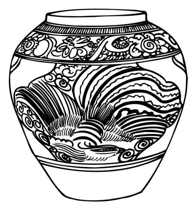 陶器图案设计简单图片