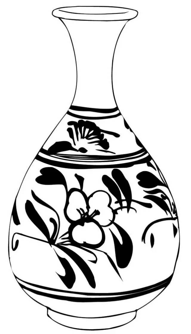 古代陶器 简笔画图片