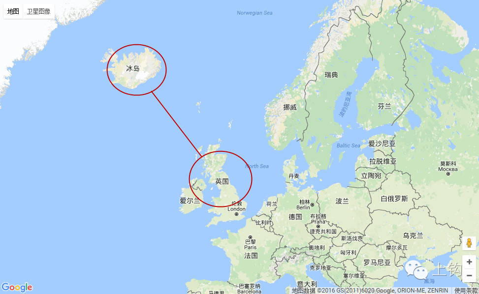 两国地理位置如下北约众基友纷纷懵逼最懵逼的就是英国