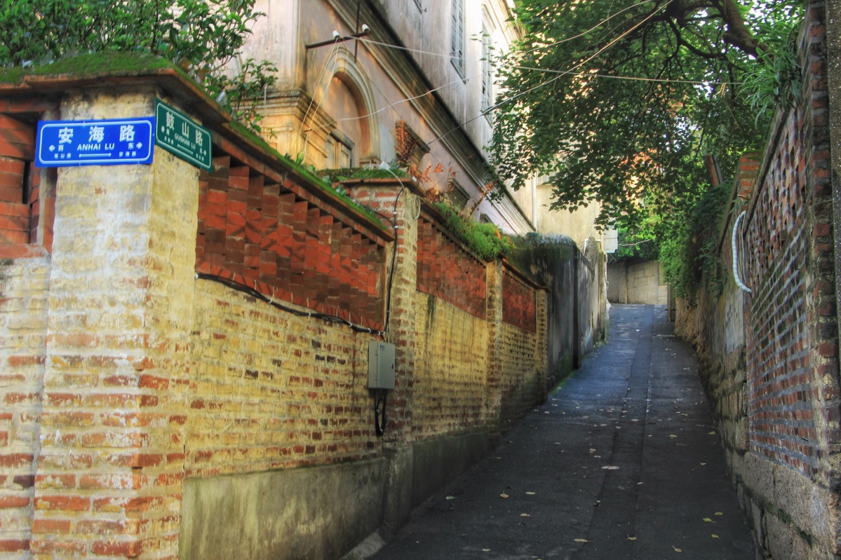 鼓山路福州路福建路鹿礁路笔山路中华路海坛路泉州路安海路鼓浪屿街巷