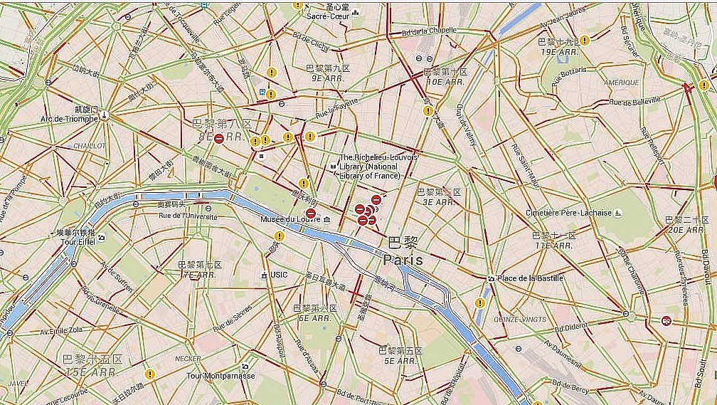 地图,我们总有一种错觉:全世界都能轻松定位,但事实你到了巴黎废了