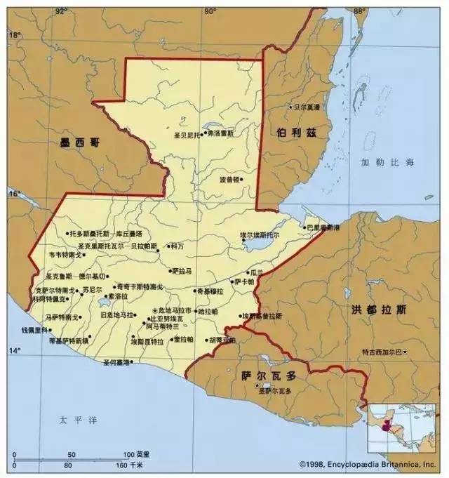 危地马拉位置图片