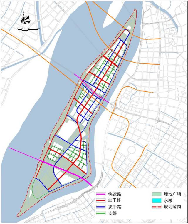 南京江心洲详细规划图片