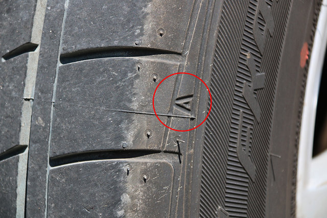 轮胎磨损指示器图片