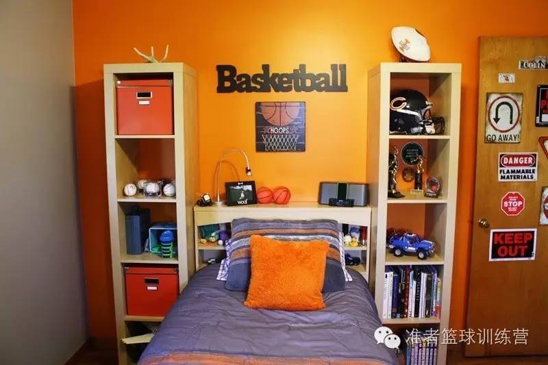 篮球主题房间设计图片
