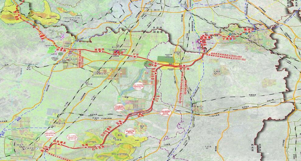 其它 正文 廊涿,固保城际铁路属于京津冀城际铁路网规划项目,设计时速