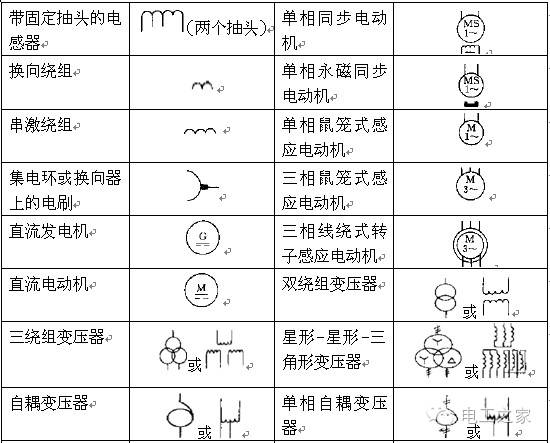 水电站主接线图符号图片