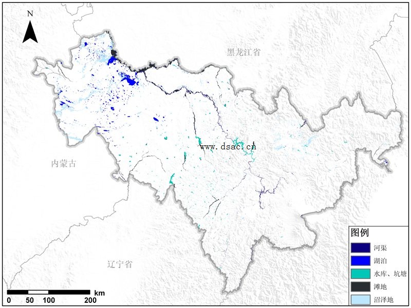 研究吉林省水域分布数据 可推动城市化进程