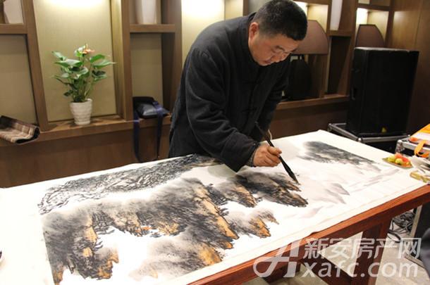 本周末,高速·时代公馆邀请到著名画家王辉先生,书法家吴兴国先生